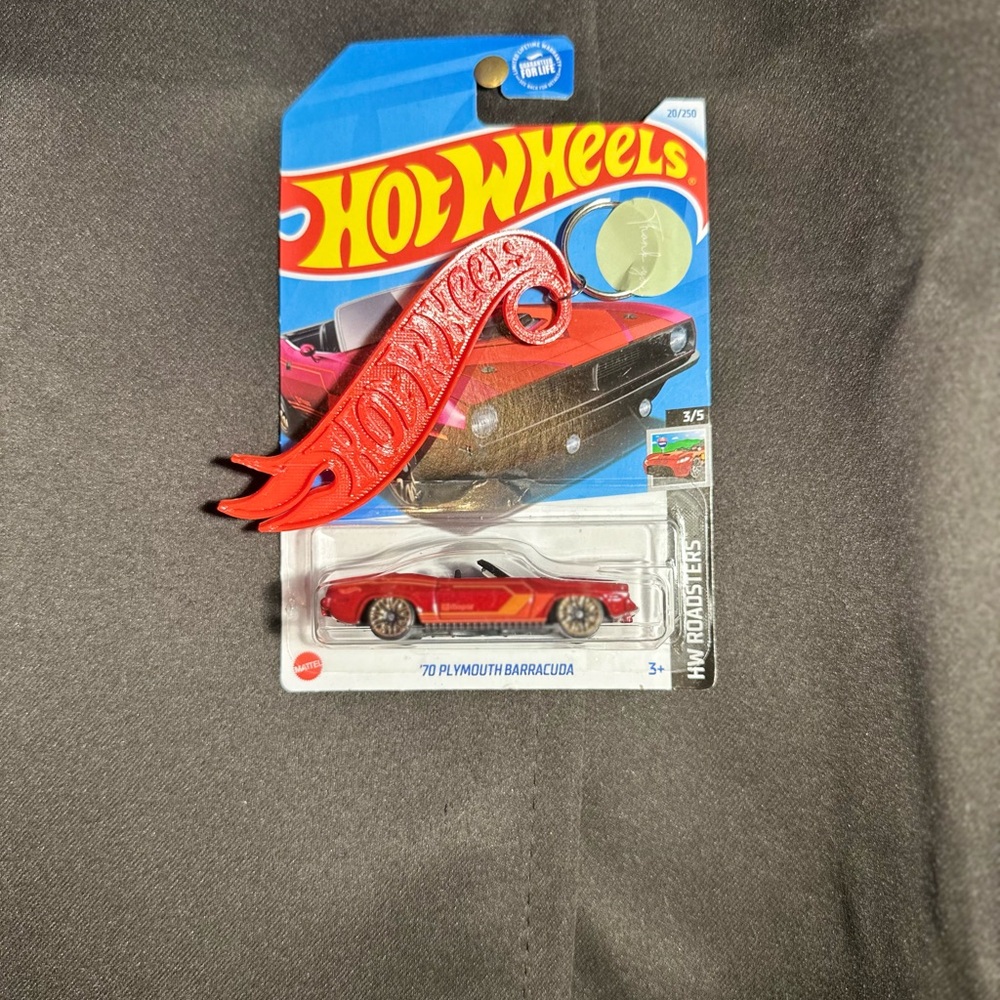 Hot Wheels Classic Red '70 Plymouth Barracuda